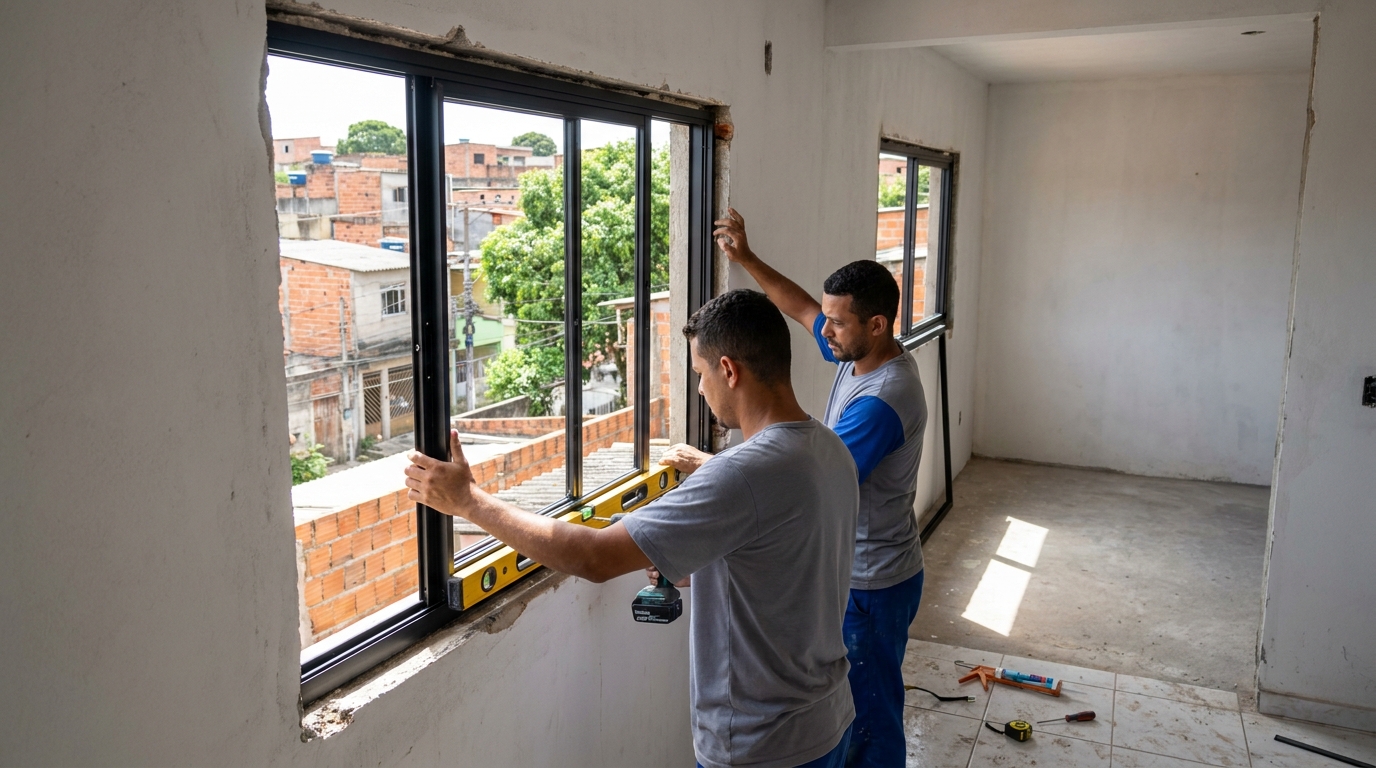 Produção de Portas e Janelas em Mangabeira, João Pessoa‑PB